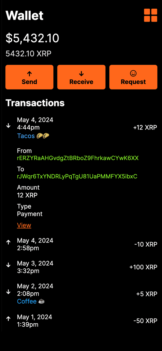 Wallet example